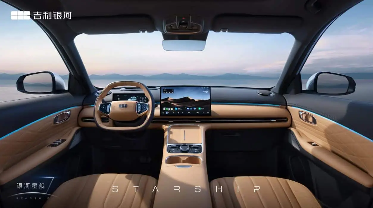 Interior-Geely-Starship-7 Novo SUV da Geely