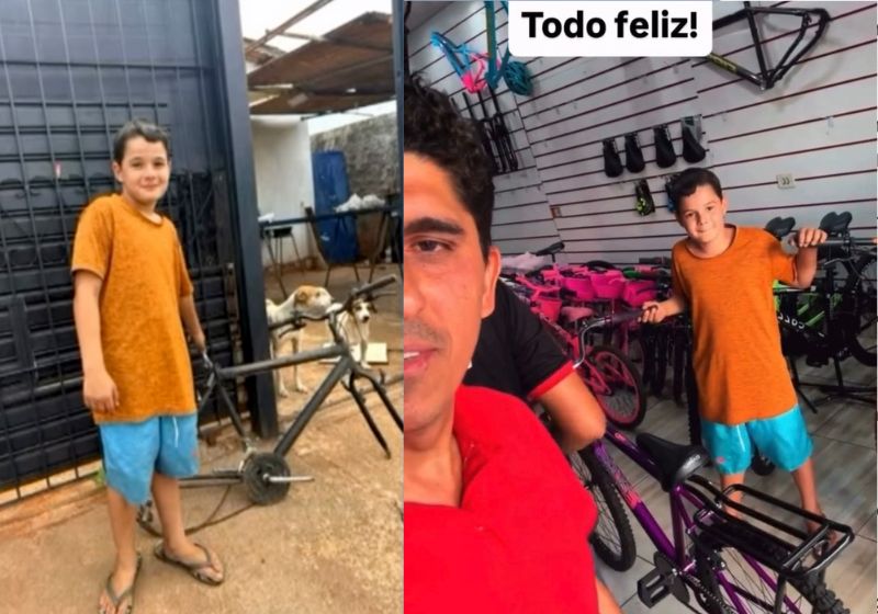Comerciante Presenteia Menino Com Uma Bicicleta Nova, Relembrando Humildade Da Infância 1 2025 word3