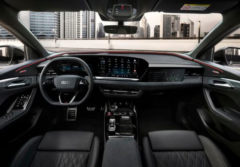 Interior-Audi-Sq6-Sportblack-E-Tron Novo Audi SQ6 Sportback e-tron