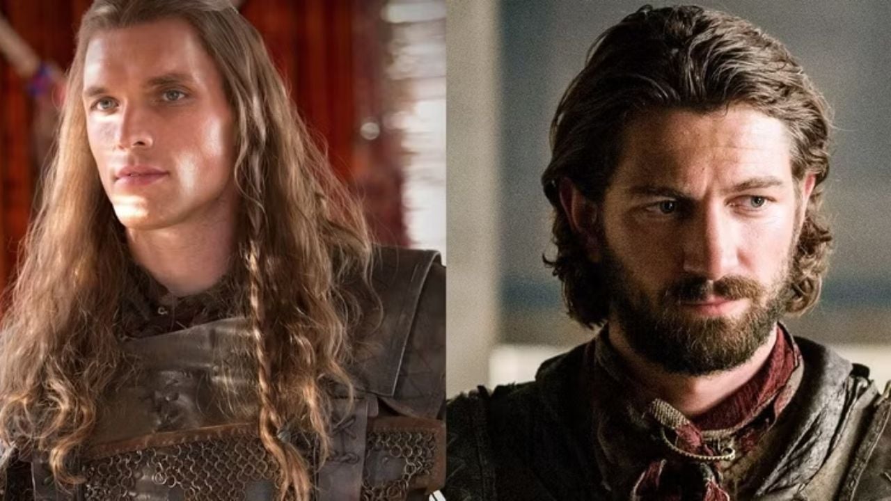 Ed Skrein (esquerda) e Michiel Huisman (direita) como Daario Naharis