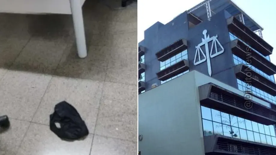 juiz exige apuracao calcinha encontrada sala restrita forum espirito santo