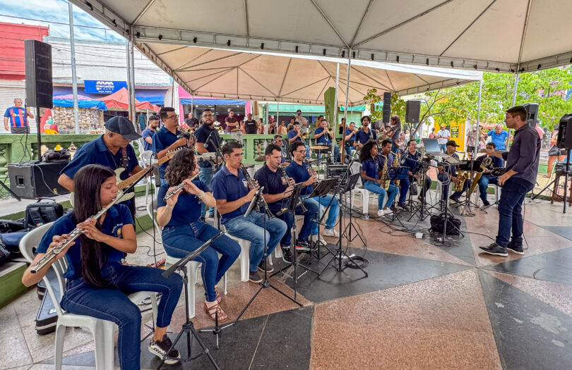 Show Da Banda Municipal De Vg Na Feira Do Centro De Cuiabá: Encantamento Garantido! 1 Arquivo
