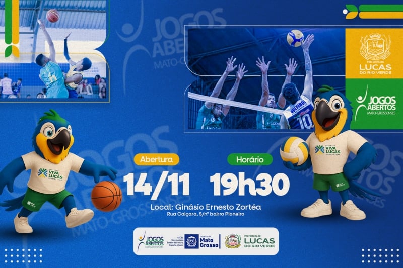 Lucas Do Rio Verde Será Sede Dos Jogos Abertos Estaduais A Partir De Sexta-Feira, Dia 14 1 2025 word1