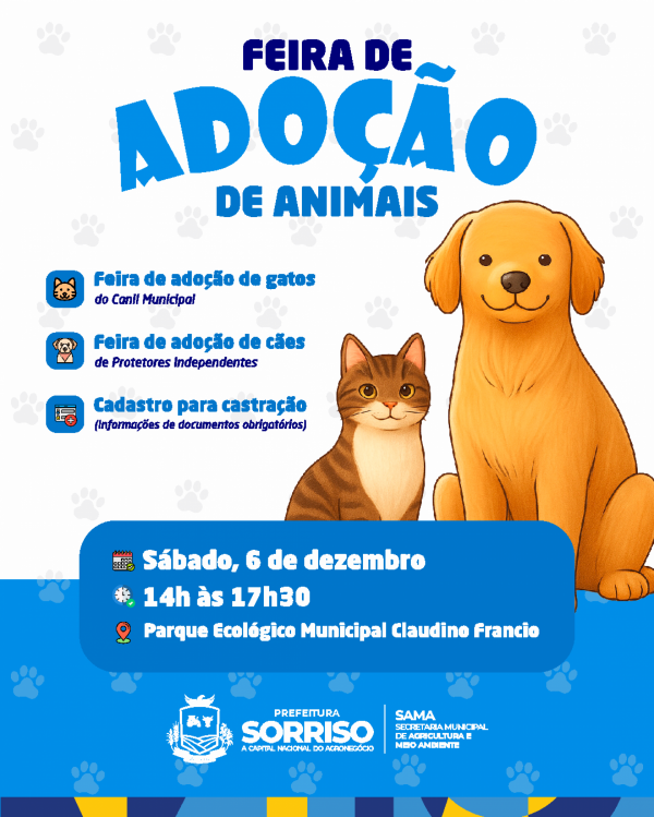 Feira De Adoção De Pets Em Sorriso Encerra 2025 Com Sucesso: Confira Os Destaques 1 2025 word2