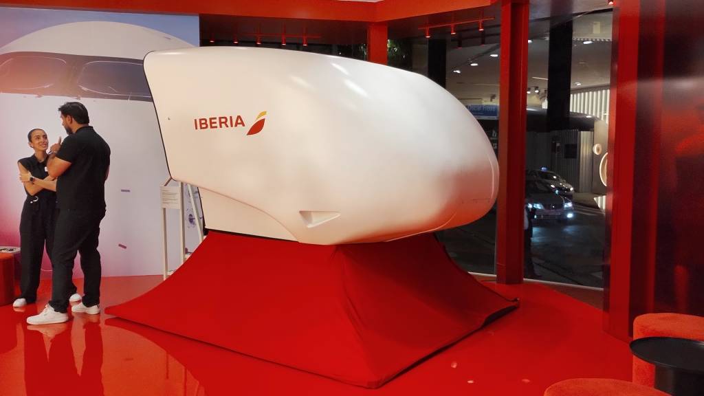 Simulador de voo permite a sensação de ser piloto por alguns minutos