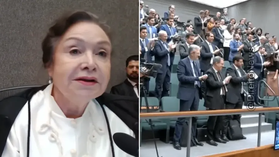 homenagem ministra nancy aplaudida pe sessao 3 turma stj