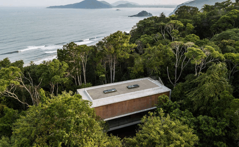 Projeto Casa Azul Do Studio Mk27: Uma Residência Que Parece Flutuar Na Floresta 1 2025 word3