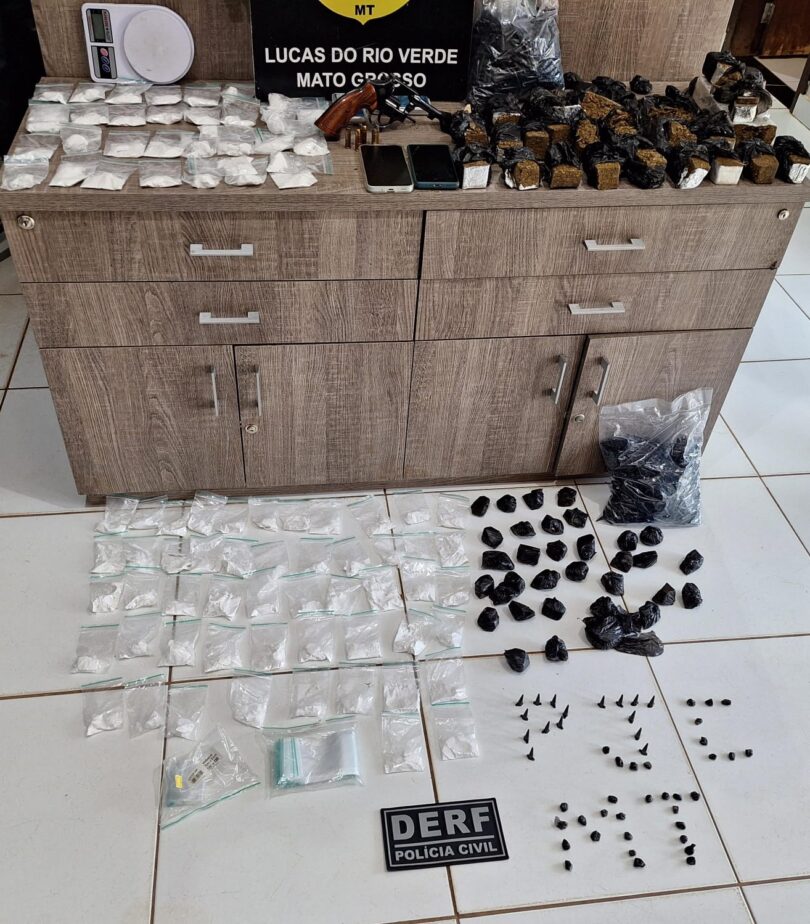 Mulher É Presa Com Grande Quantidade De Drogas E Arma Em Primaverinha, Suspeita De Distribuição Para Facção Em Lucas Do Rio Verde 1 2025 word1