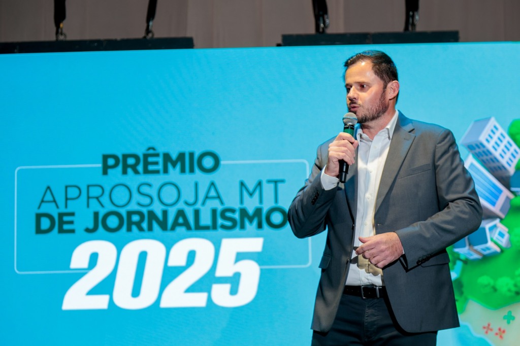Dia De Ajudar Mato Grosso Ganha Prêmio De Jornalismo Da Aprosoja Mt 2 Lucas Costa Beber presidente Aprosoja Mato Grosso. Foto: Aprosoja Mato Grosso