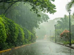 Juína tem sábado nublado e temperatura de 21°C
