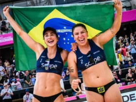 Bronze brasileiro marca campanha de Carol e Rebecca no Mundial