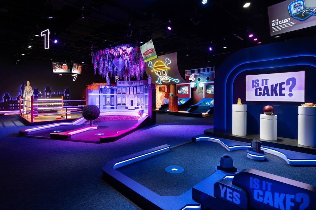 Netflix House Filadelfia, mini golf