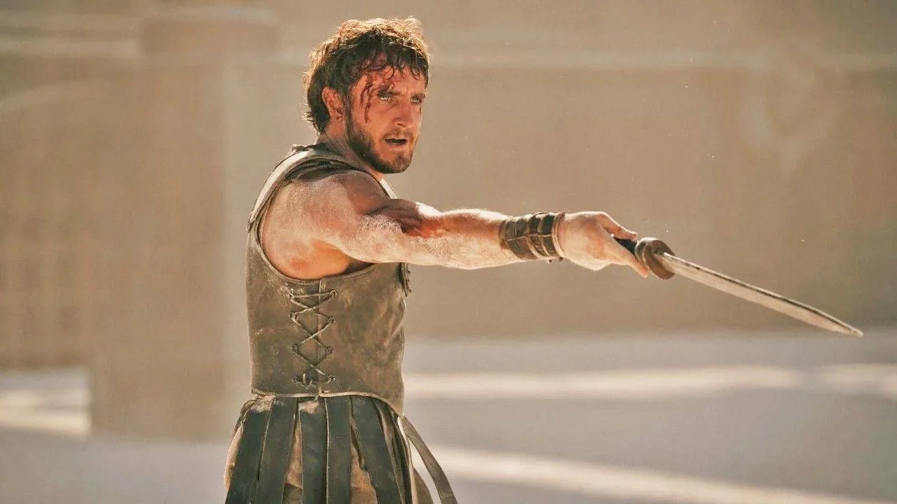 Paul Mescal em Gladiador 2