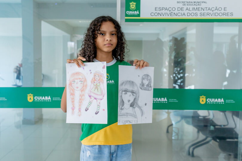 Aluna De Cuiabá Se Destaca Pela Excelência Na Criação De Desenhos 1 Arquivo