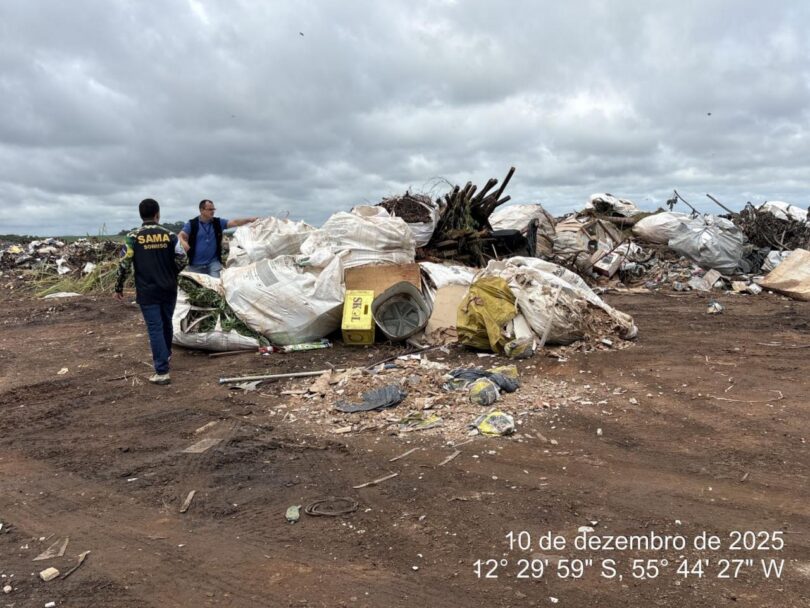 Caminhão Flagrado Despejando Entulho Ilegal No Dme De Sorriso: Fiscalização De Resíduos Em Destaque 1 2025 word2