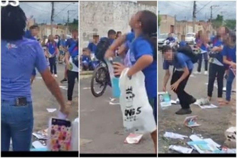 Alunos Rasgam Livros Didáticos Após Ano Letivo E Secretaria Exige Limpeza Da Sujeira | Vídeo Viralizado 1 2025 word1