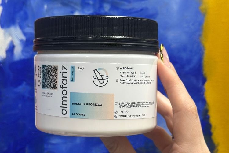 2-Galena-Almofariz-Booster-Proteico Foto de pote de Booster Proteico com colágeno da Galena e Almofariz