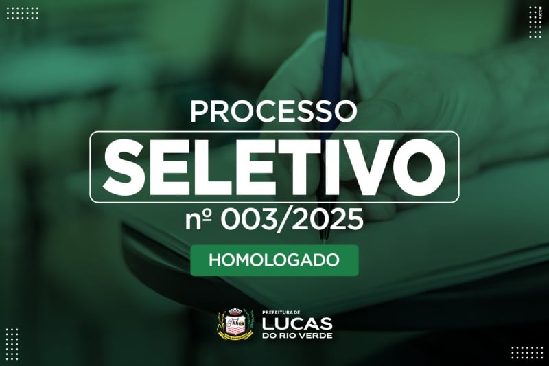 Prefeitura De Lucas Do Rio Verde: Resultado Final Do Processo Seletivo Da Educação Homologado 1 2025 word1