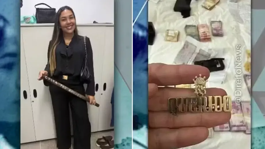 ostentacao joias personalizadas maquina dinheiro luxo advogada virou lider faccao