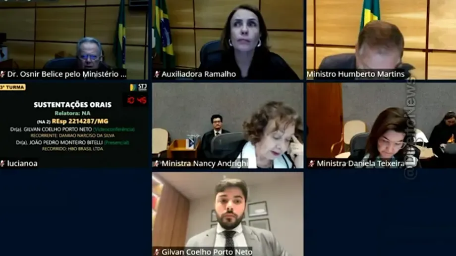 stj nega indenizacao homem apareceu cena documentario hbo