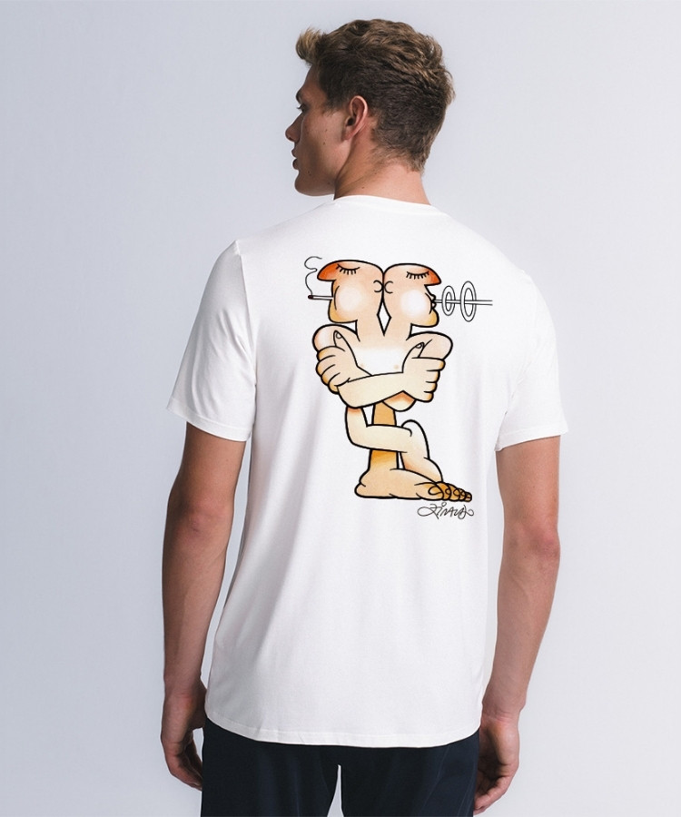 Camiseta da collab entre INSIDER e Ziraldo do signo de Gêmeos