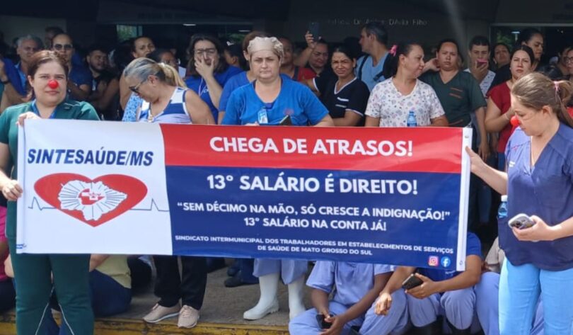 Trabalhadores Da Santa Casa Protestam Durante Paralisação Parcial 1 2025 word3