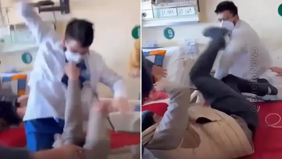 video flagra medico espancando paciente internado hospital indiano