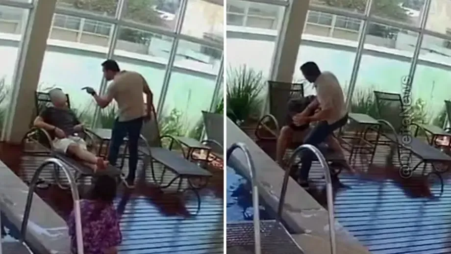 video advogado agrediu medico discussao filhos