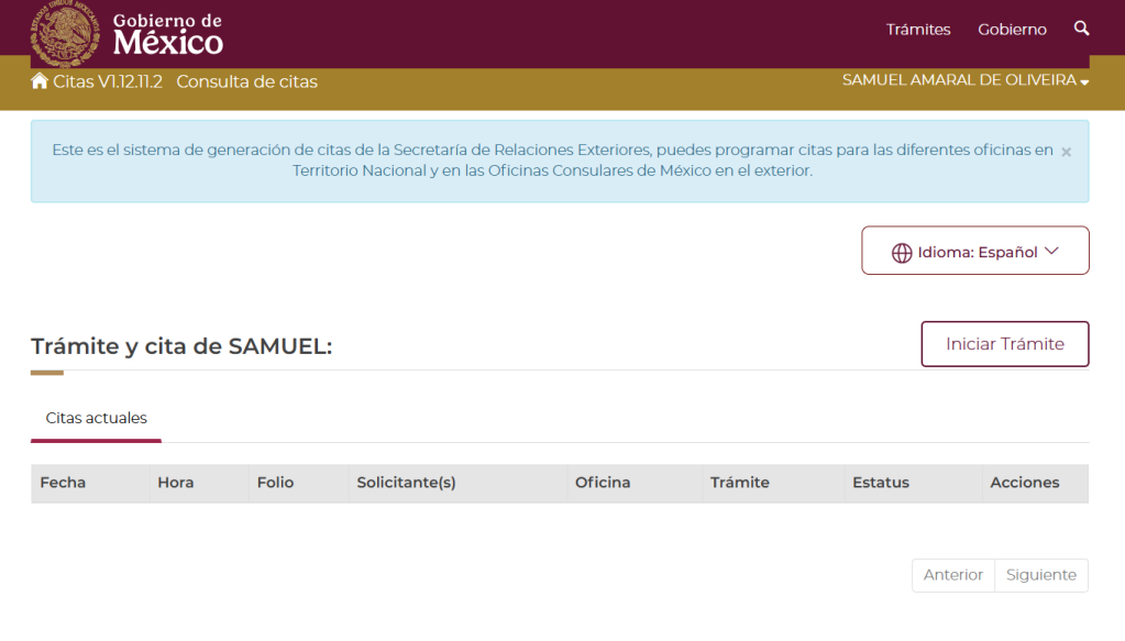 Passo 2 visto mexicano