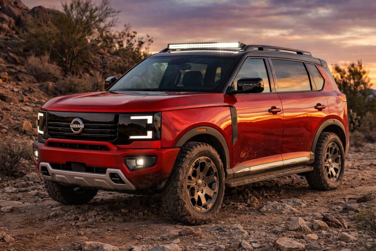 Nissan prepara retorno do Xterra para 2028 com chassi robusto - Imagem gerada por IA