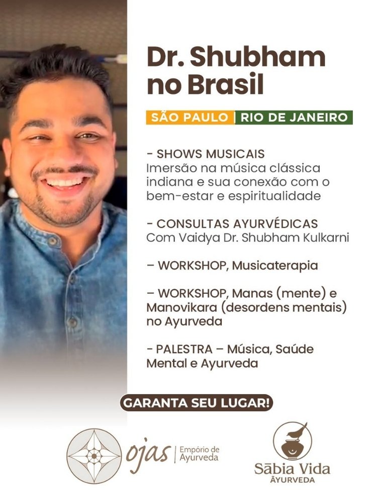 Turne-Dr-Shubham-Kulkarni-1 Cartaz apresentando prévia da programação da turnê de Dr. Shubham Kulkarni no Brasil