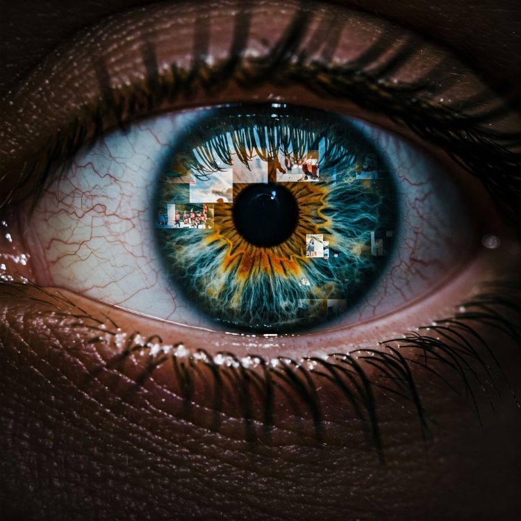 Projecao-2 Foto de olho verde