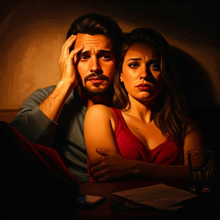 Irritacao-1 Casal iluminado juntos com cara de assustados