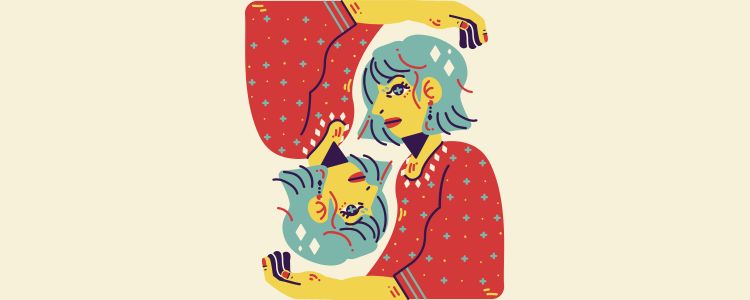 3-Gemeos-Horoscopo-Diario-4 Fundo bege com símbolo do signo de Gêmeos com horóscopo de hoje