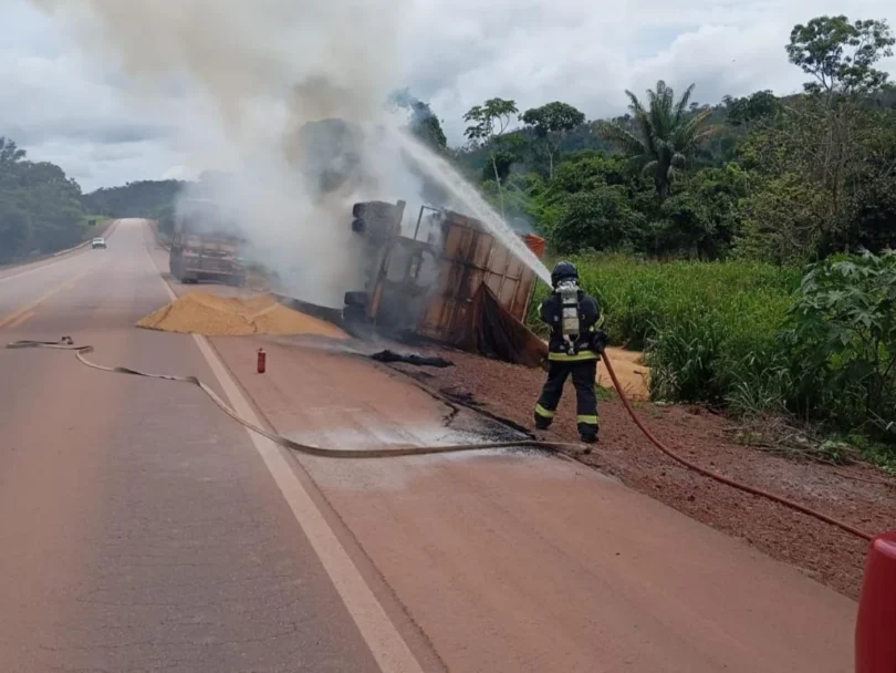 Bombeiros Controlam Incêndio Em Carreta Na Br-163 Em Guarantã Do Norte: Veja Detalhes 1 2026 word1
