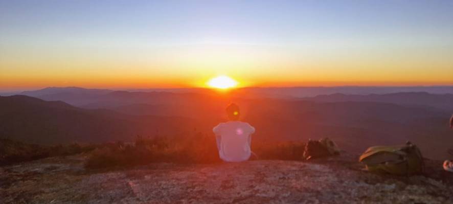 Por do sol em Monte Verde