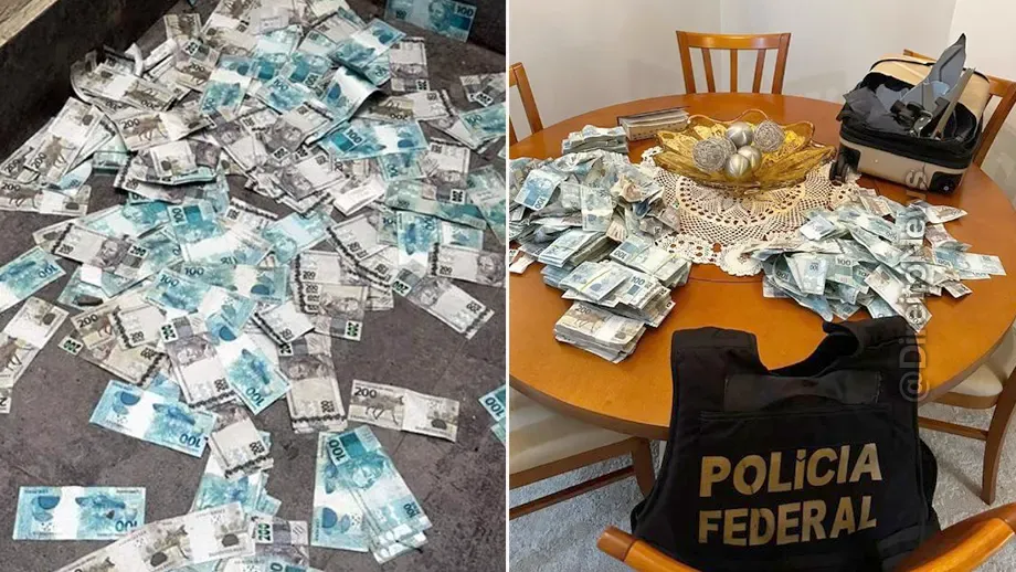 chuva grana operacao pf mira banco master homem joga dinheiro janela