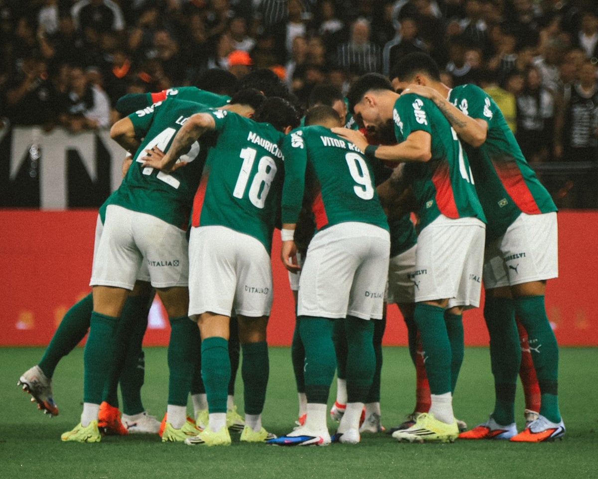 Internacional x Palmeiras ao vivo: onde assistir e escalações. Imagem: Cesar Grecco/Ag. Palmeiras