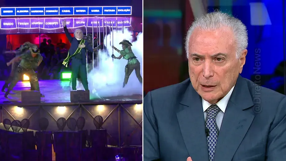 temer reage satira carnaval critica falta rigor historico desfile lula