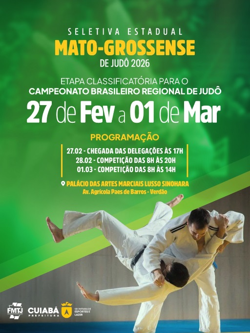 Seletiva De Judô Em Cuiabá Reúne 350 Atletas E Garante Vaga No Brasileiro 1 Arquivo