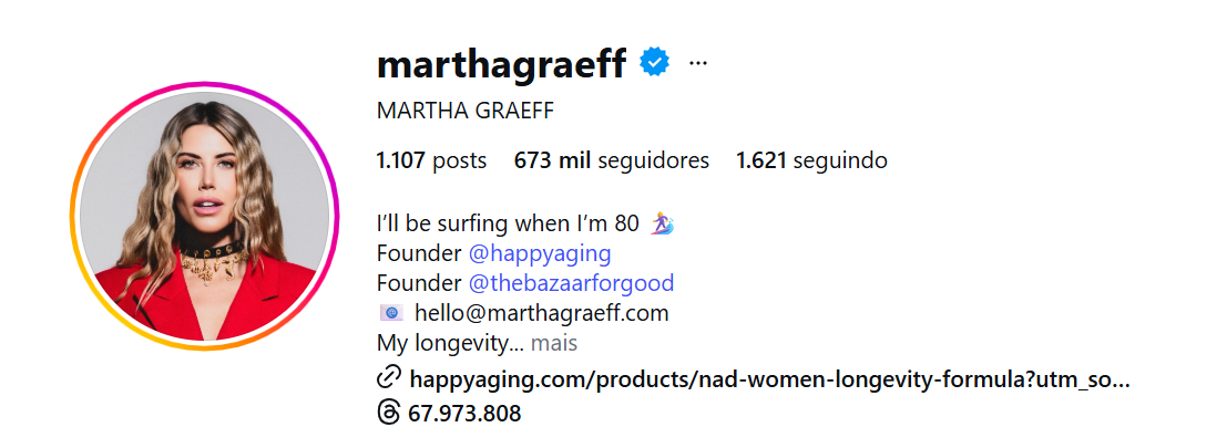 Martha Graeff, influenciadora de luxo que vive em Miami, é personagem de troca de mensagens com o banqueiro Daniel Vorcaro