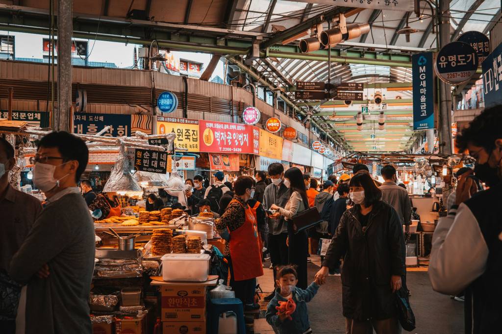 Gwangjang Market, Seul, Coreia do Sul