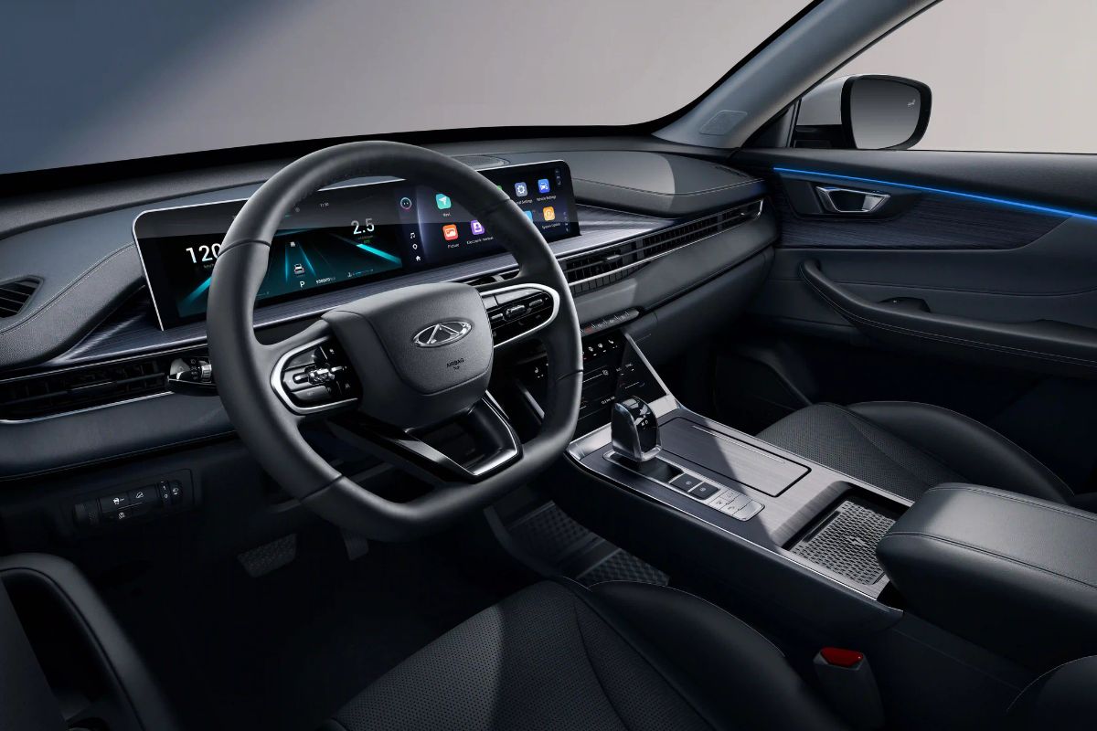 Interior do Chery-Tiggo-5x