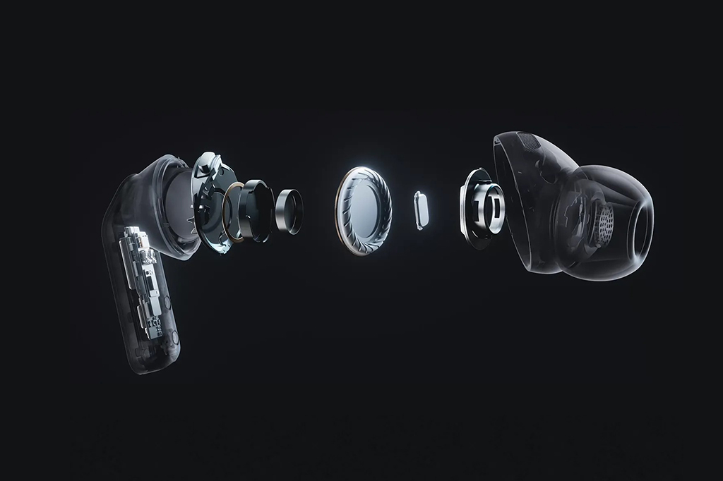 Fotografia do fone do Galaxy Buds4 Pro.