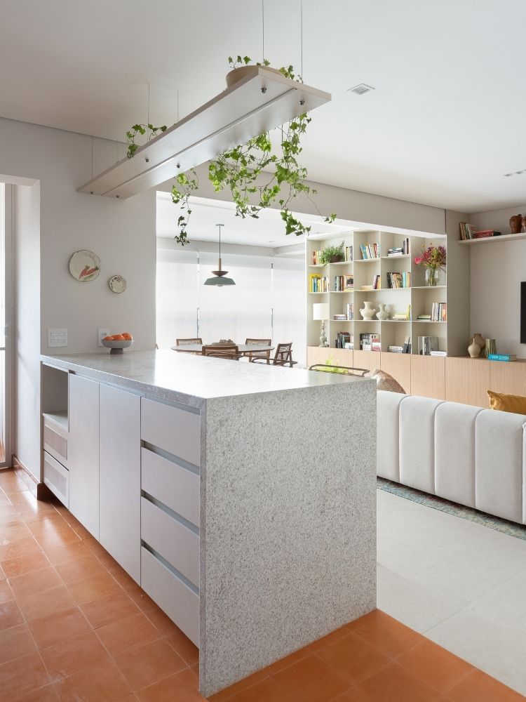 2-apartamento-113-m2 Cozinha decorada de apartamento de 113 m²