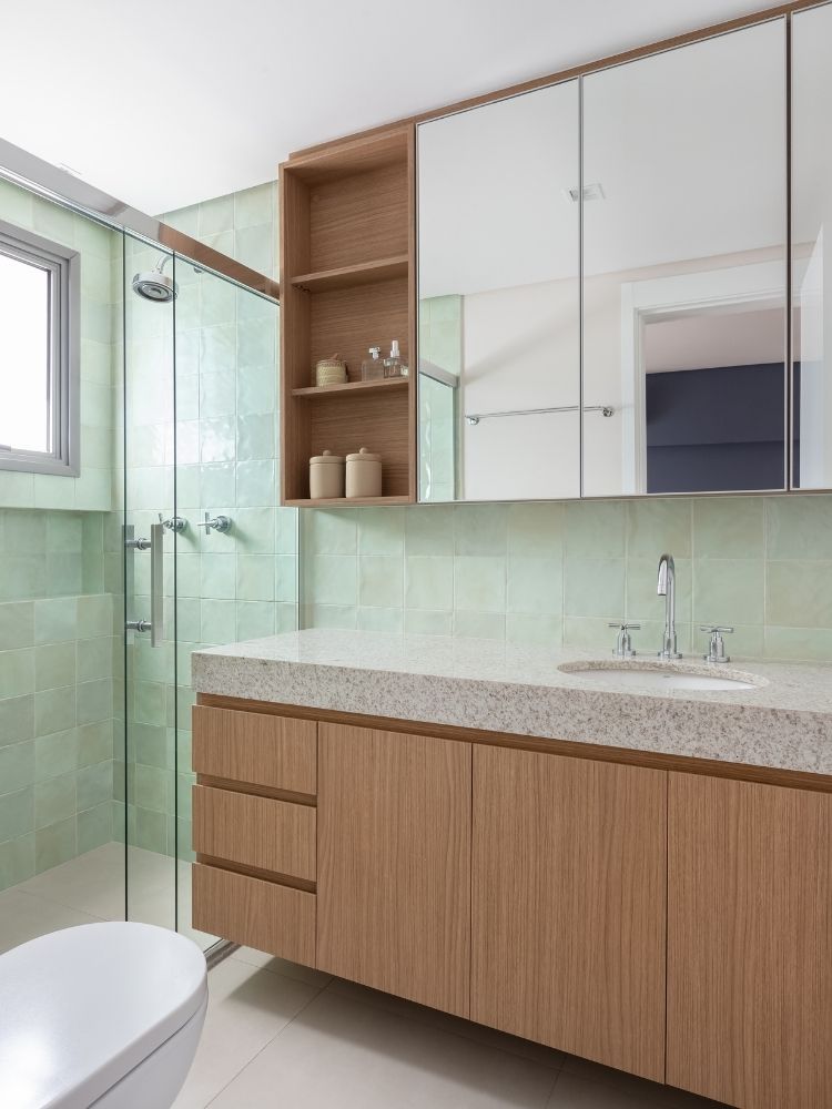 5-apartamento-113-m2 Banheiro decorado de apartamento de 113 m²