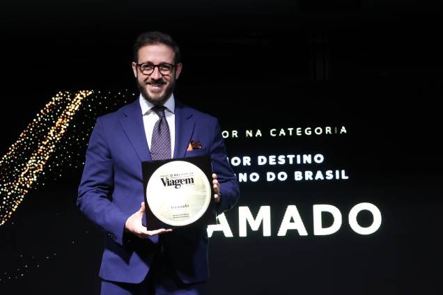 Gramado venceu na categoria Melhor Destino de Inverno do Brasil e foi representado por Ricardo Bertolucci Reginato
