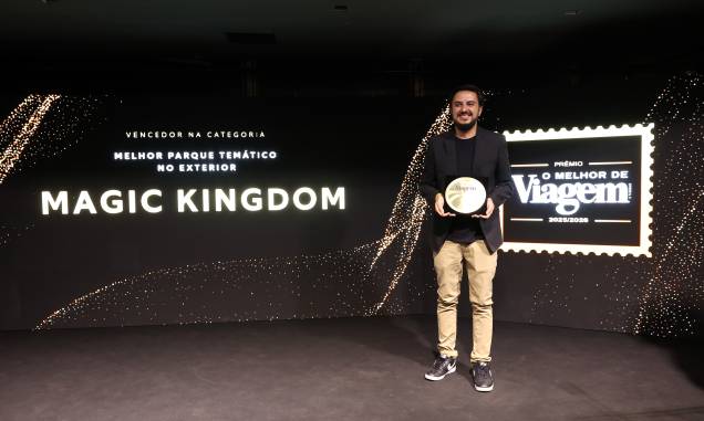 O Magic Kingdom, do Walt Disney World Resort, venceu na categoria Melhor Parque Temático no Exterior e foi representado por Fábio Perróta Júnior