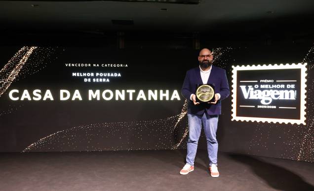 O Casa da Montanha, de Gramado, venceu na categoria Melhor Pousada de Serra e foi representado por Raoni Herrero