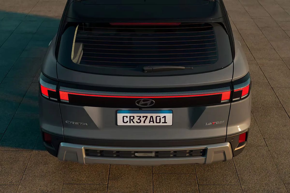 Traseira do Hyundai Creta